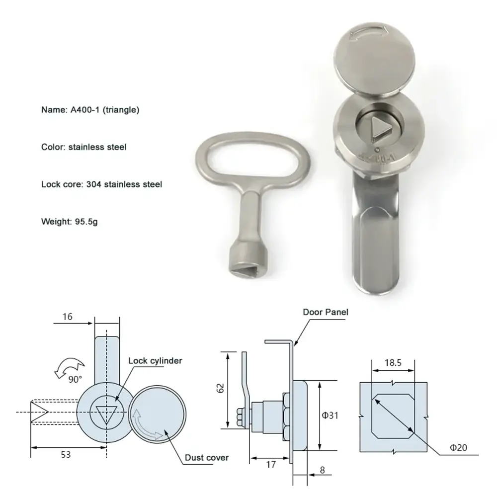 Cabinet Cylinder Lock