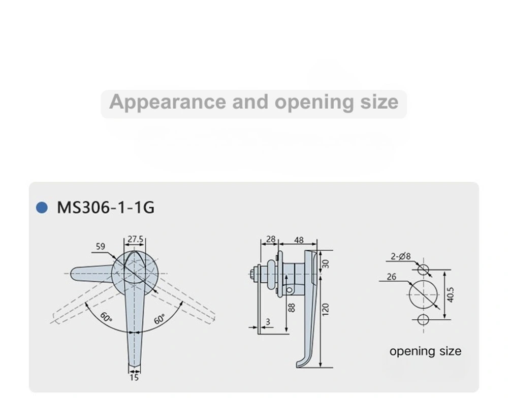 Stainless Steel Switchgear Handle Lock