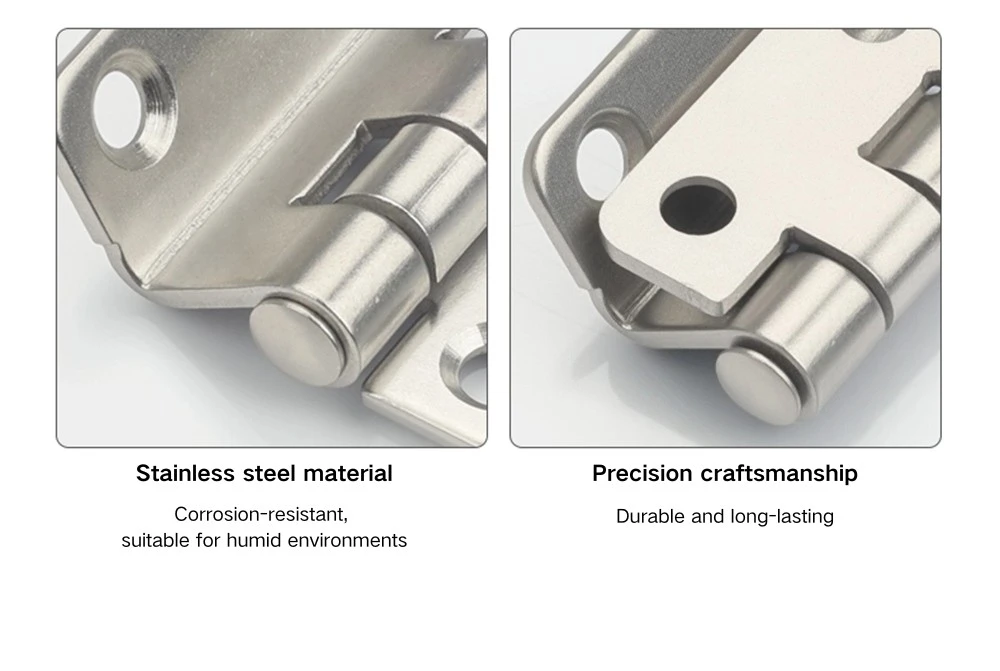 Triple Bend Hinge For Industrial Cabinets
